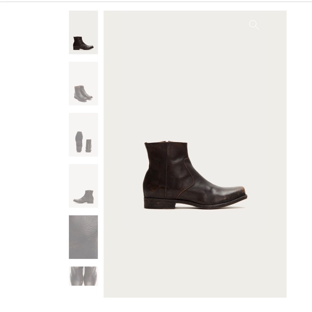 Great Rugged Style Frye and Co. Excellent Smith Inside Zip Boot in box SOLD OUT!